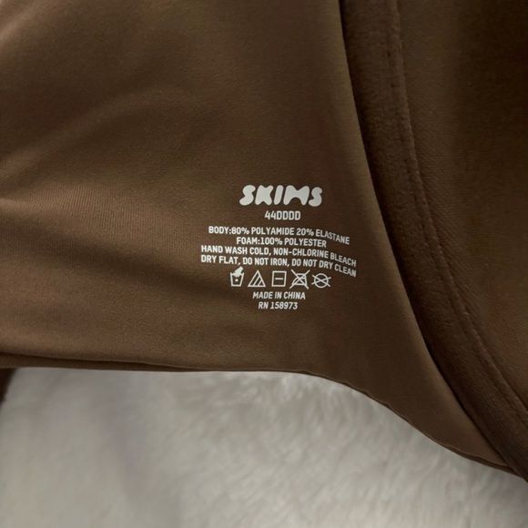 SKIMS T-Shirt Bra Size 44DDDD NEW Underwire Limited Edition Oxide BR-UWR-2294 - Picture 10 of 12